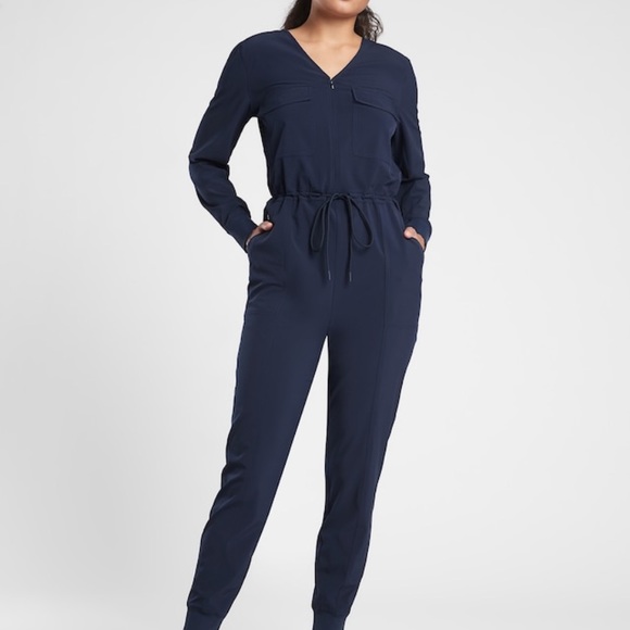 Athleta Pants - NWT Athleta Zuma Jumpsuit S SMALL Navy $149